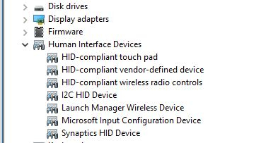 acer i2c touchpad driver